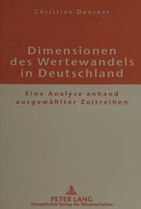 Titel: Dimensionen des Wertewandels in Deutschland