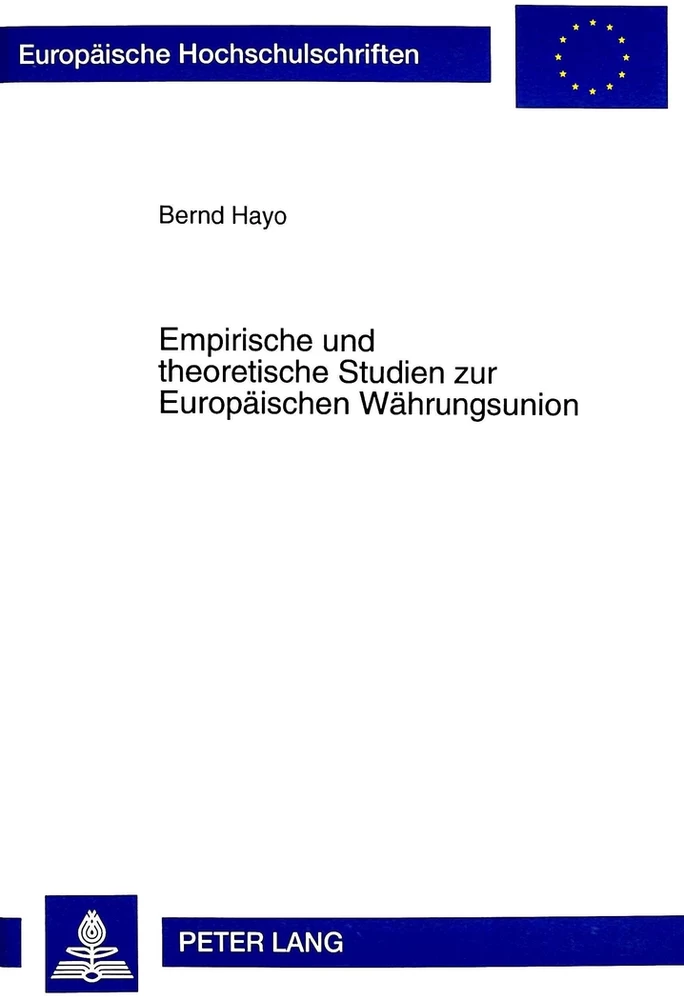 Title: Empirische und theoretische Studien zur Europäischen Währungsunion