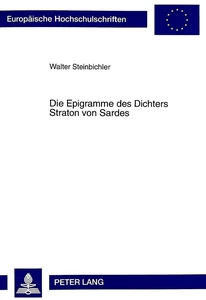 Title: Die Epigramme des Dichters Straton von Sardes