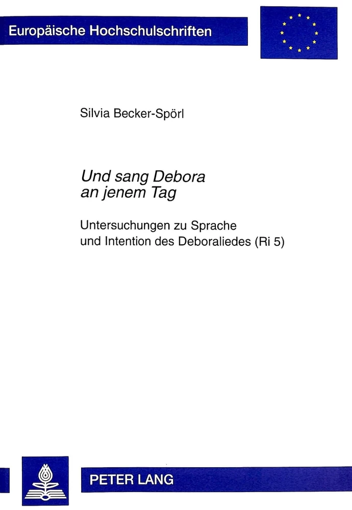 Title: «Und sang Debora an jenem Tag»