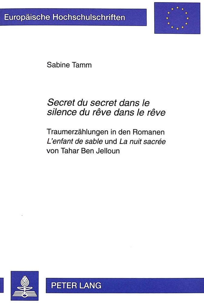 Titel: «Secret du secret dans le silence du rêve dans le rêve»