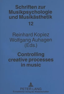 Title: Controlling creative processes in music
