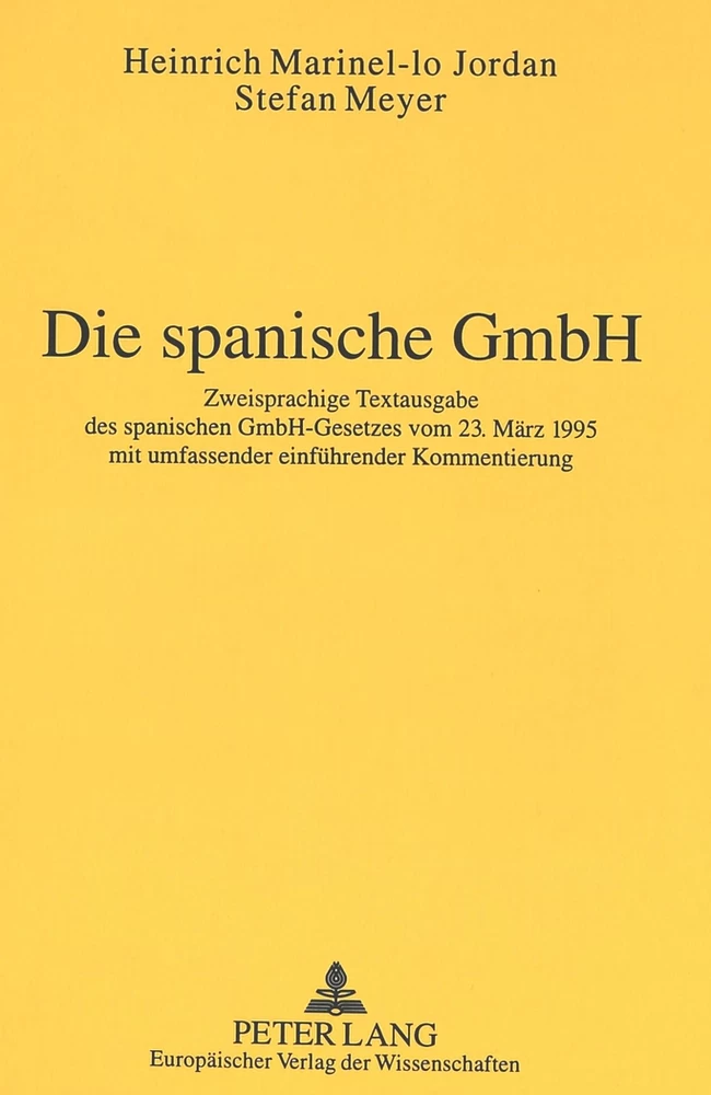 Title: Die spanische GmbH