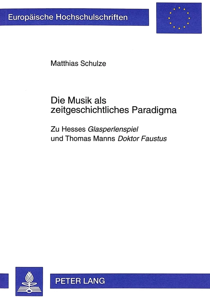 Title: Die Musik als zeitgeschichtliches Paradigma