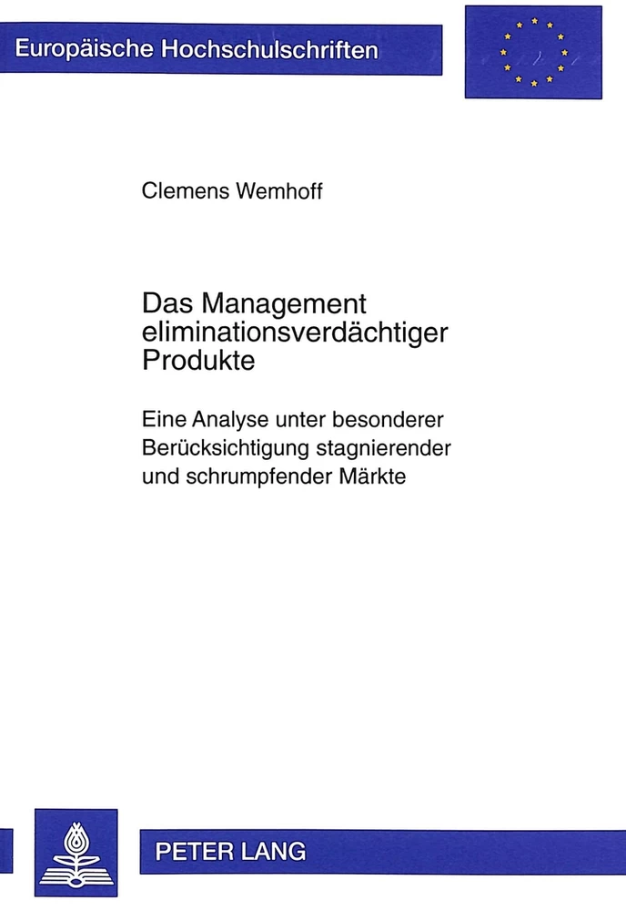 Titel: Das Management eliminationsverdächtiger Produkte
