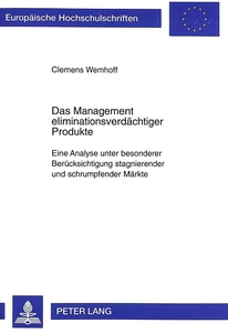 Title: Das Management eliminationsverdächtiger Produkte