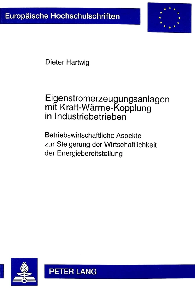 Titel: Eigenstromerzeugungsanlagen mit Kraft-Wärme-Kopplung in Industriebetrieben
