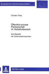 Title: Öffentlich-private Partnerschaft im Verkehrsbereich