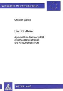 Title: Die BSE-Krise