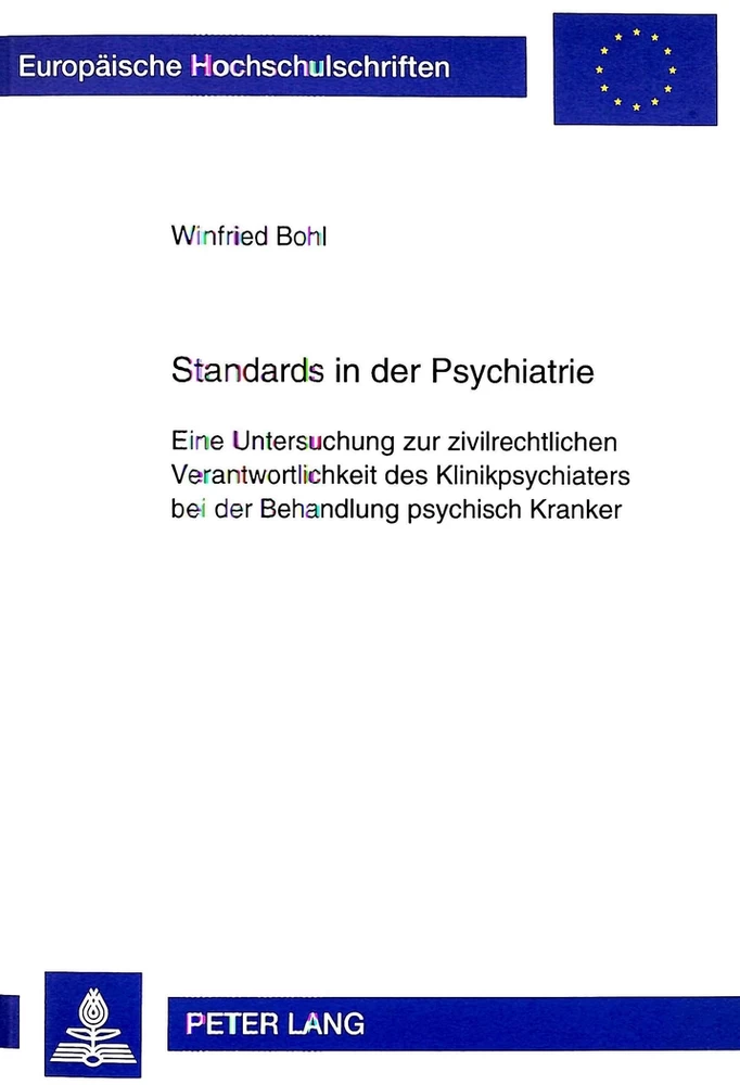 Titel: Standards in der Psychiatrie