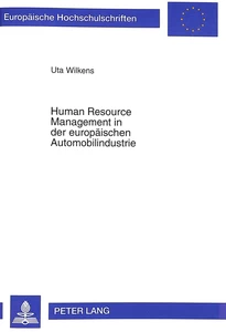 Title: Human Resource Management in der europäischen Automobilindustrie