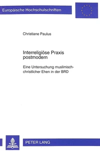 Title: Interreligiöse Praxis postmodern