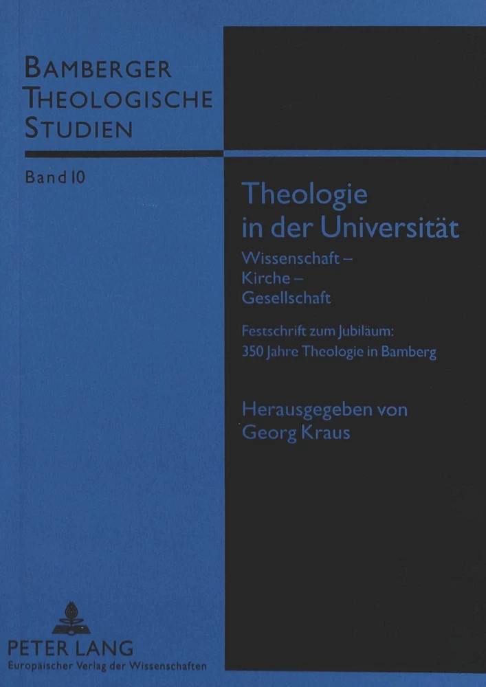 Titel: Theologie in der Universität