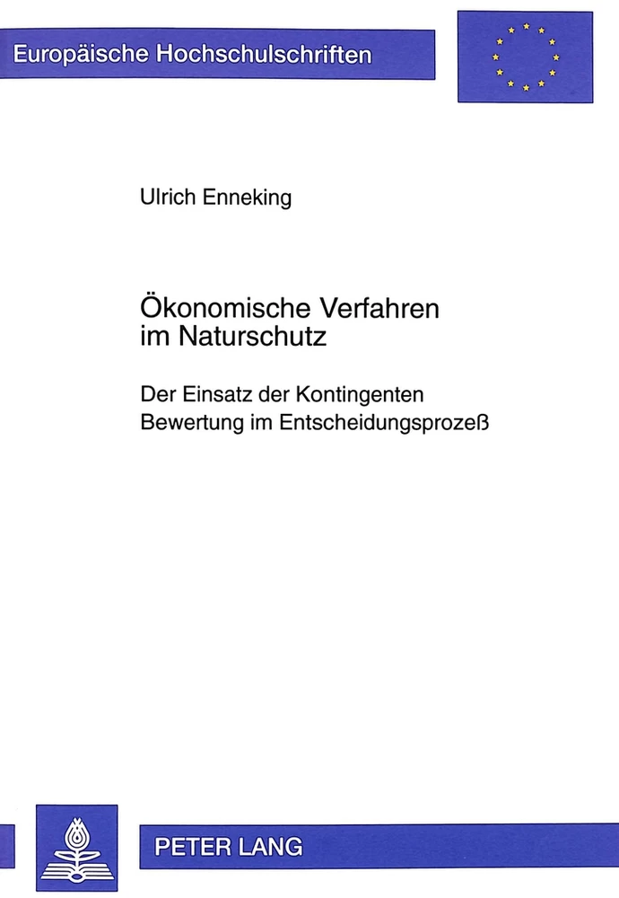 Titel: Ökonomische Verfahren im Naturschutz