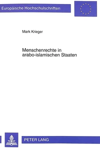 Title: Menschenrechte in arabo-islamischen Staaten
