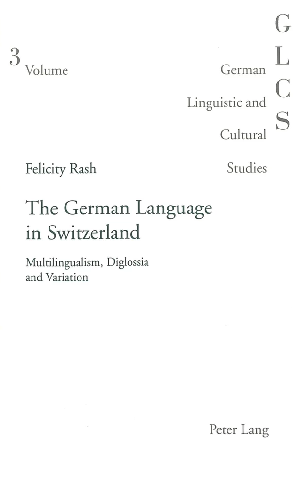 Title: The German Language in Switzerland