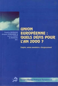 Titre: Union européenne: quels défis pour l'an 2000?