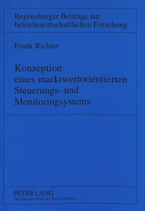 Title: Konzeption eines marktwertorientierten Steuerungs- und Monitoringsystems