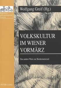 Title: Volkskultur im Wiener Vormärz