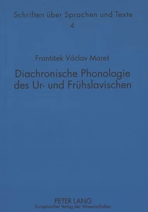 Title: Diachronische Phonologie des Ur- und Frühslavischen