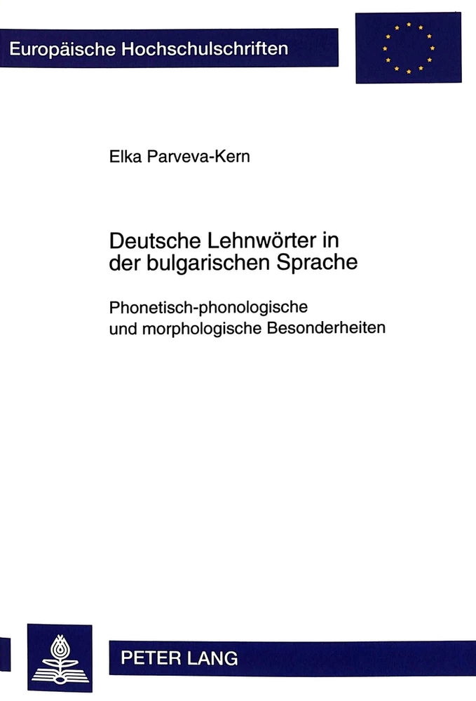 Titel: Deutsche Lehnwörter in der bulgarischen Sprache