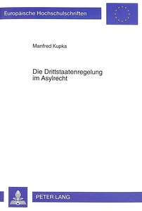 Titel: Die Drittstaatenregelung im Asylrecht