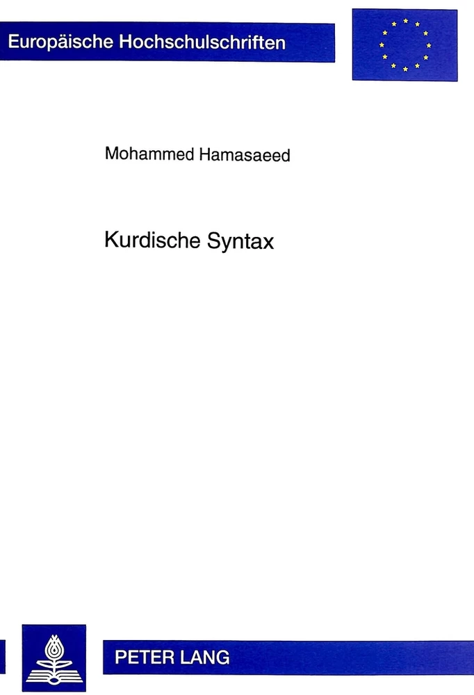 Titel: Kurdische Syntax