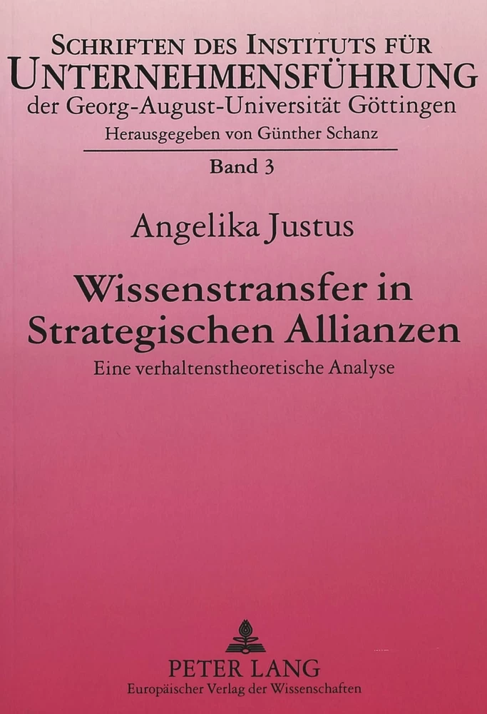 Titel: Wissenstransfer in Strategischen Allianzen