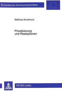 Titel: Privatisierung und Realoptionen