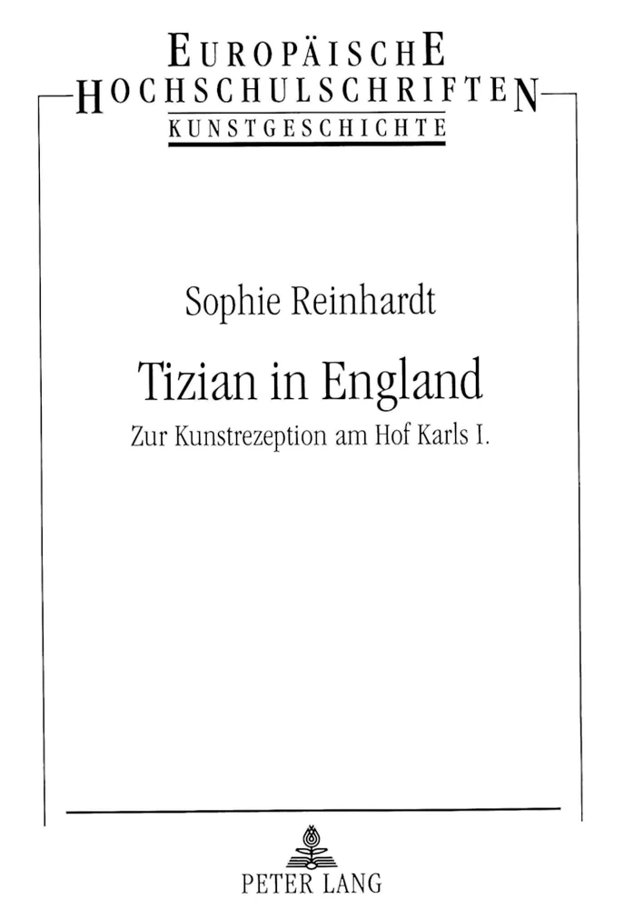 Titel: Tizian in England