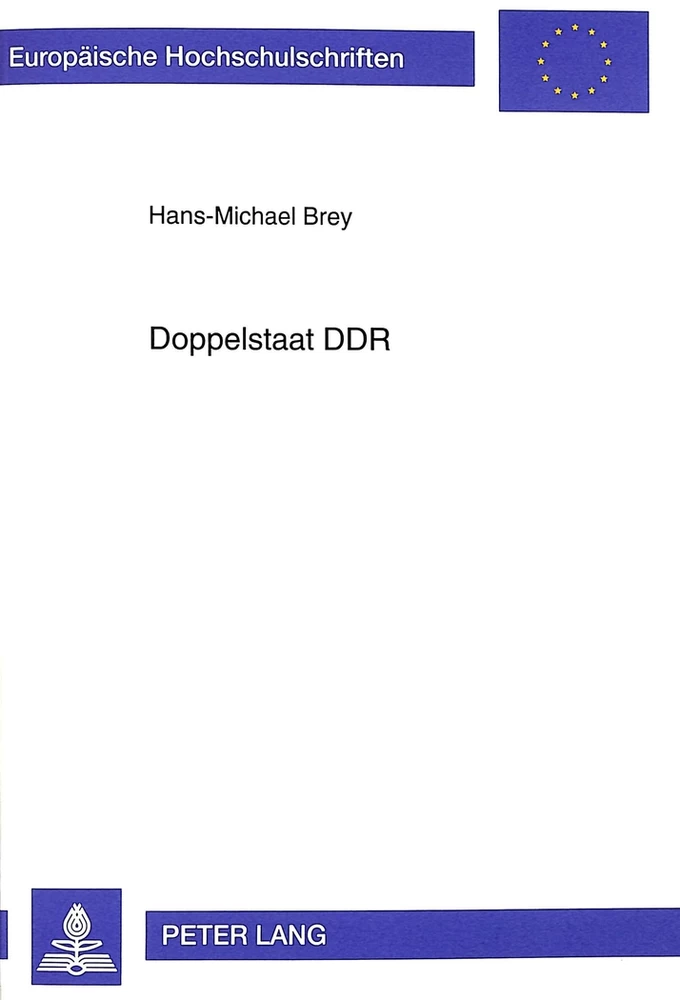 Titel: Doppelstaat DDR