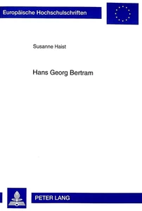 Title: Hans Georg Bertram