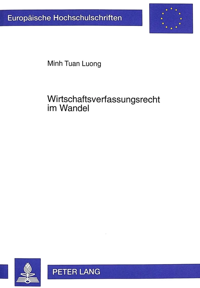 Title: Wirtschaftsverfassungsrecht im Wandel