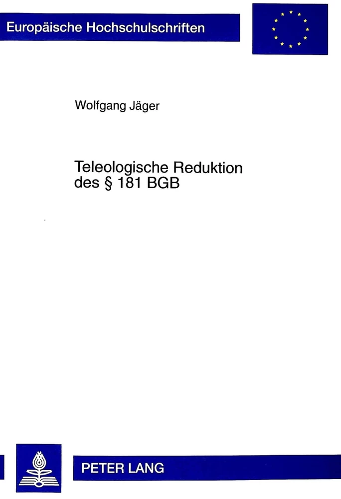 Titel: Teleologische Reduktion des § 181 BGB