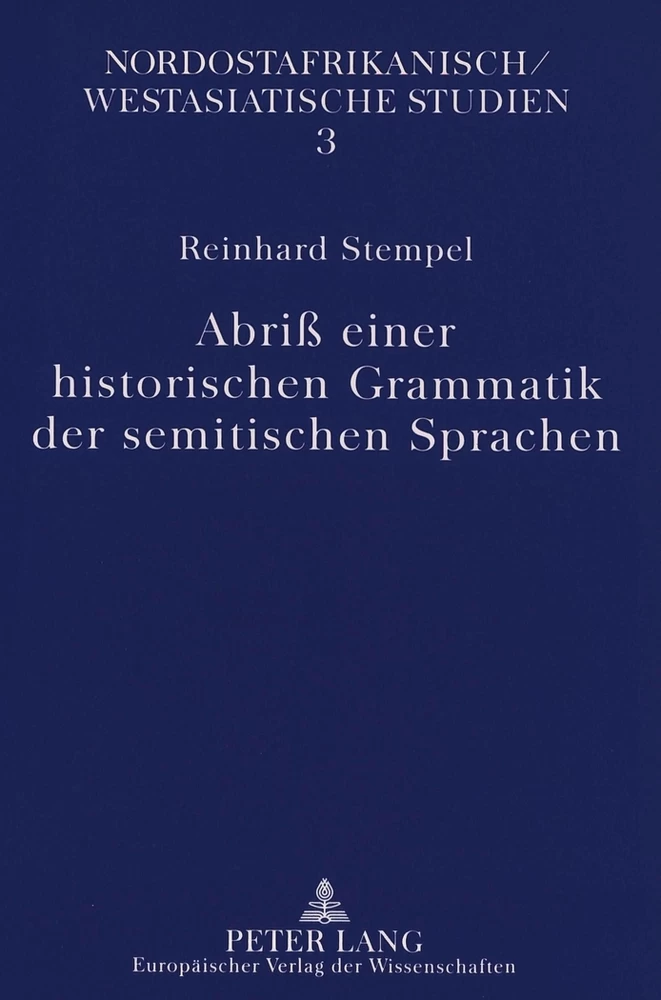 Titel: Abriß einer historischen Grammatik der semitischen Sprachen
