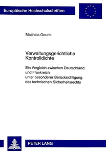Title: Verwaltungsgerichtliche Kontrolldichte