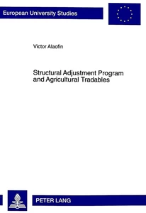 Title: Structural Adjustment Program and Agricultural Tradables