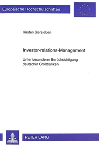 Title: Investor-relations-Management