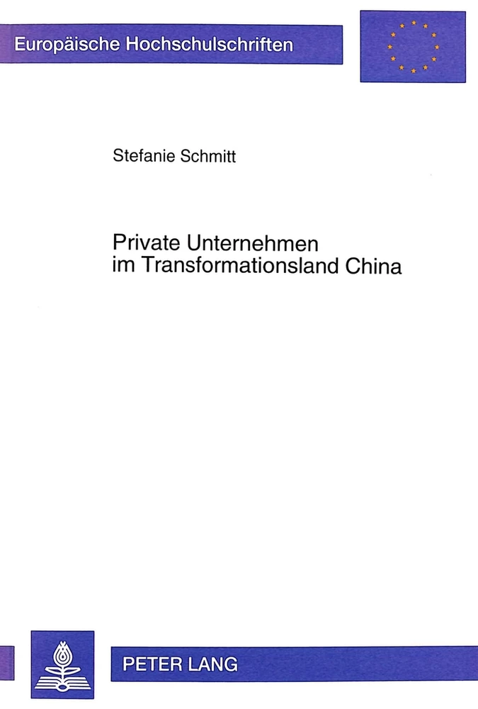 Title: Private Unternehmen im Transformationsland China