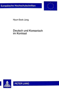 Titel: Deutsch und Koreanisch im Kontrast