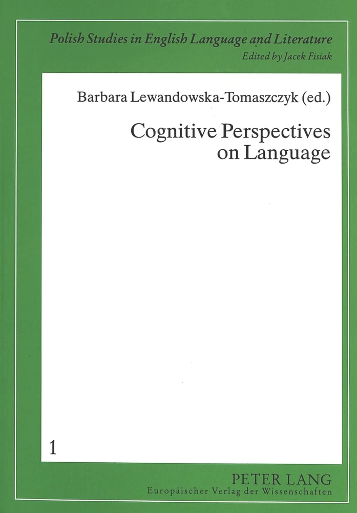 Title: Cognitive Perspectives on Language