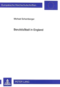Title: Berufsfußball in England