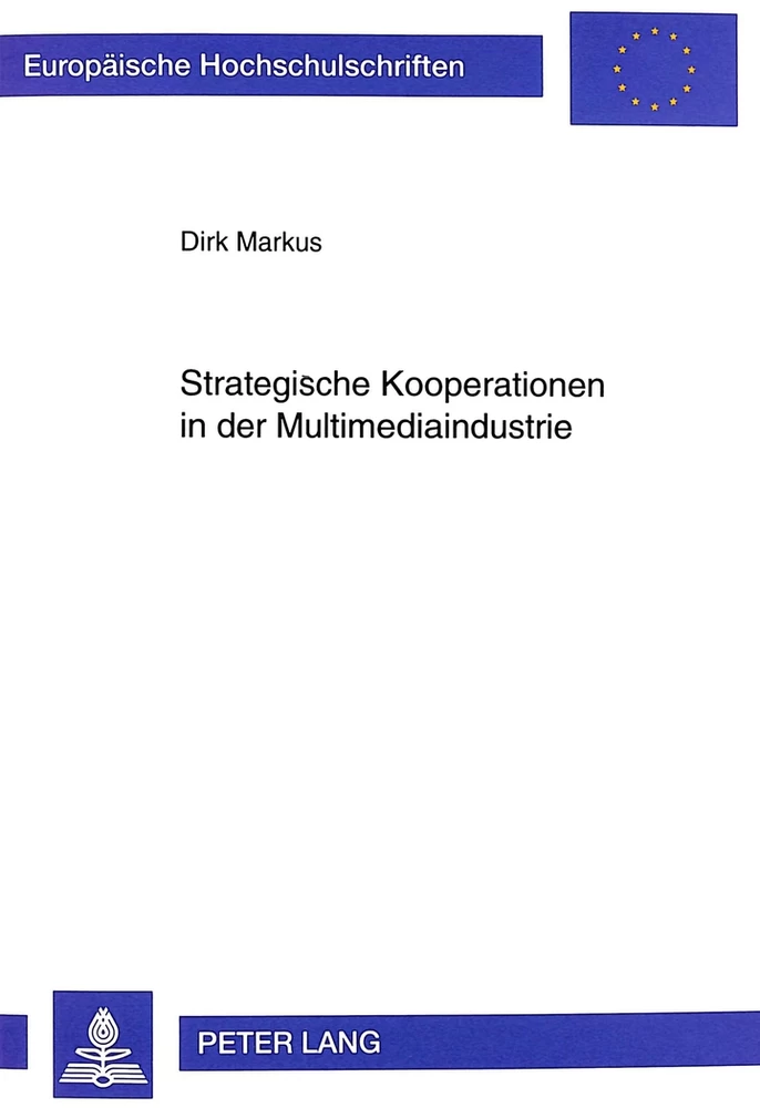 Title: Strategische Kooperationen in der Multimediaindustrie