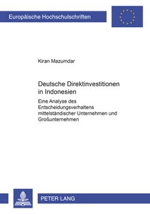 Titel: Deutsche Direktinvestitionen in Indonesien