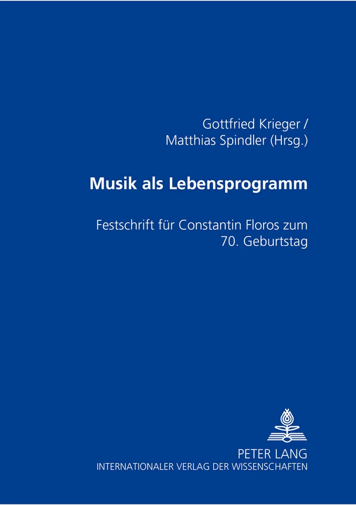 Title: Musik als Lebensprogramm