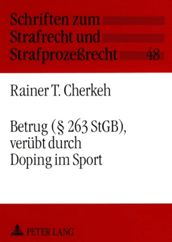 Title: Betrug (§ 263 StGB), verübt durch Doping im Sport