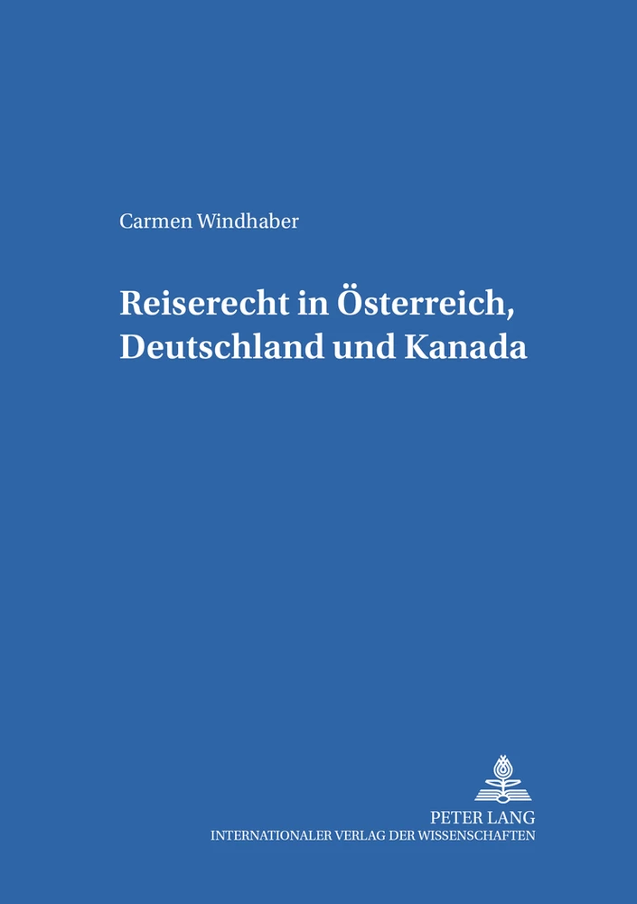 Title: Reiserecht in Österreich, Deutschland und Kanada