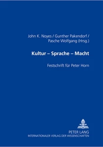 Title: Kultur - Sprache - Macht