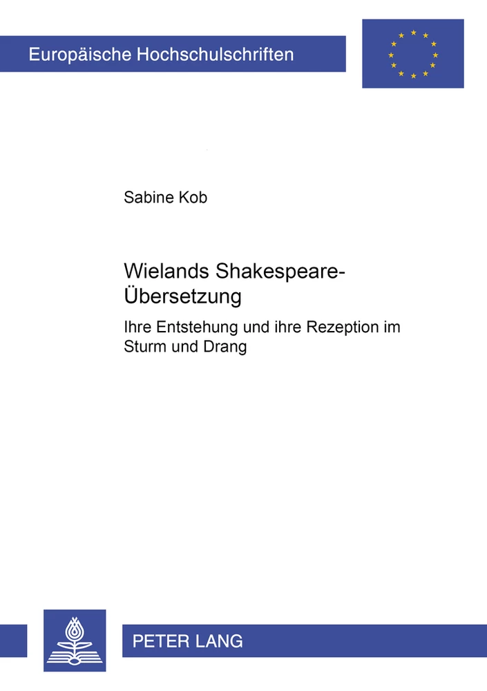 Titel: Wielands Shakespeare-Übersetzung