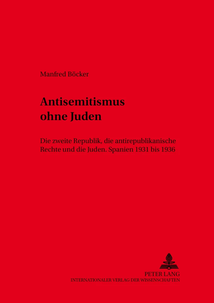 Titel: Antisemitismus ohne Juden